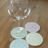 Stickdatei - Untersetzer - Florale MUSTER - Sewando