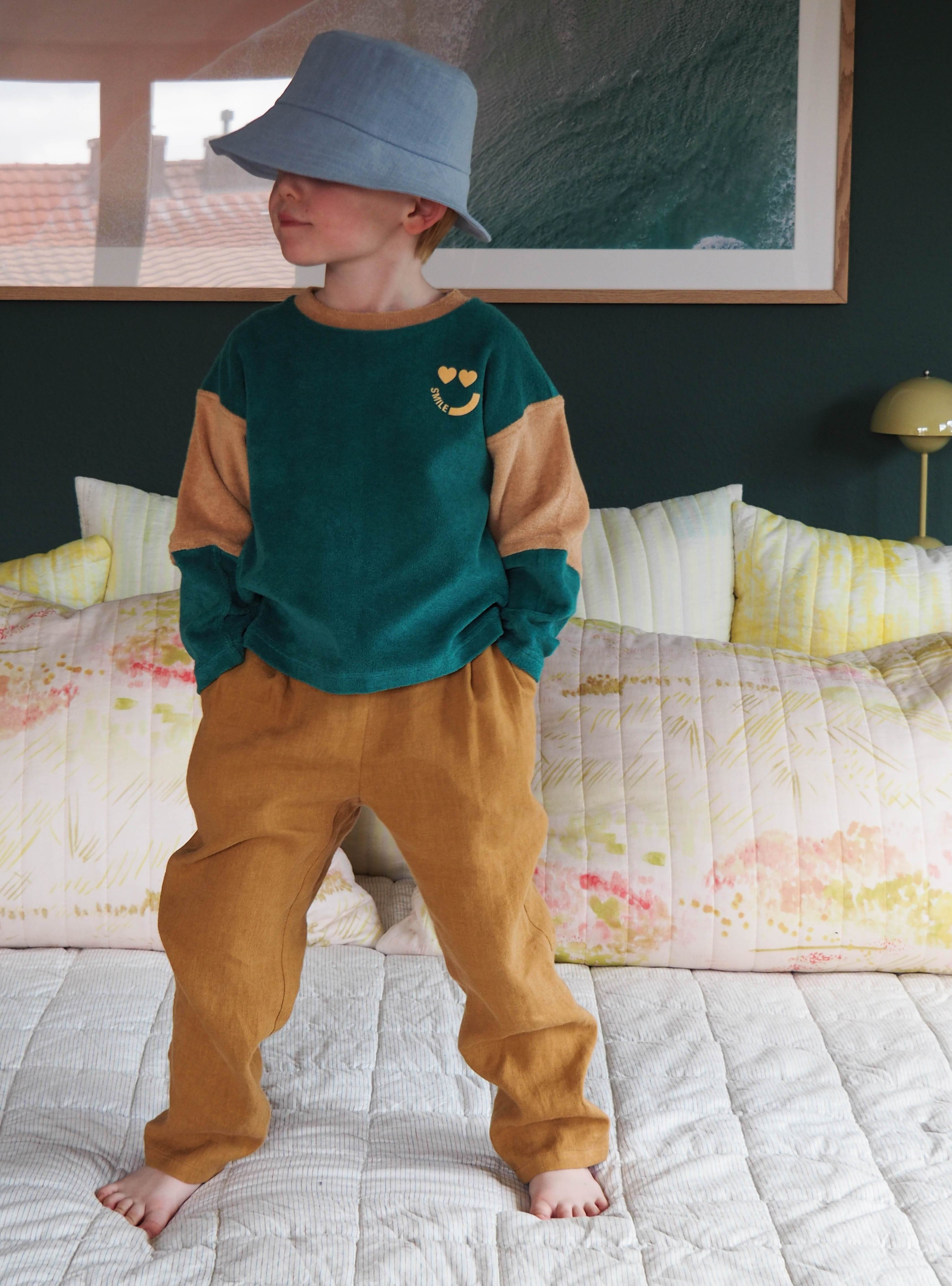 Smile Kids Jumper & T-Shirt 104 - 164 pattern and instructions - Sewando