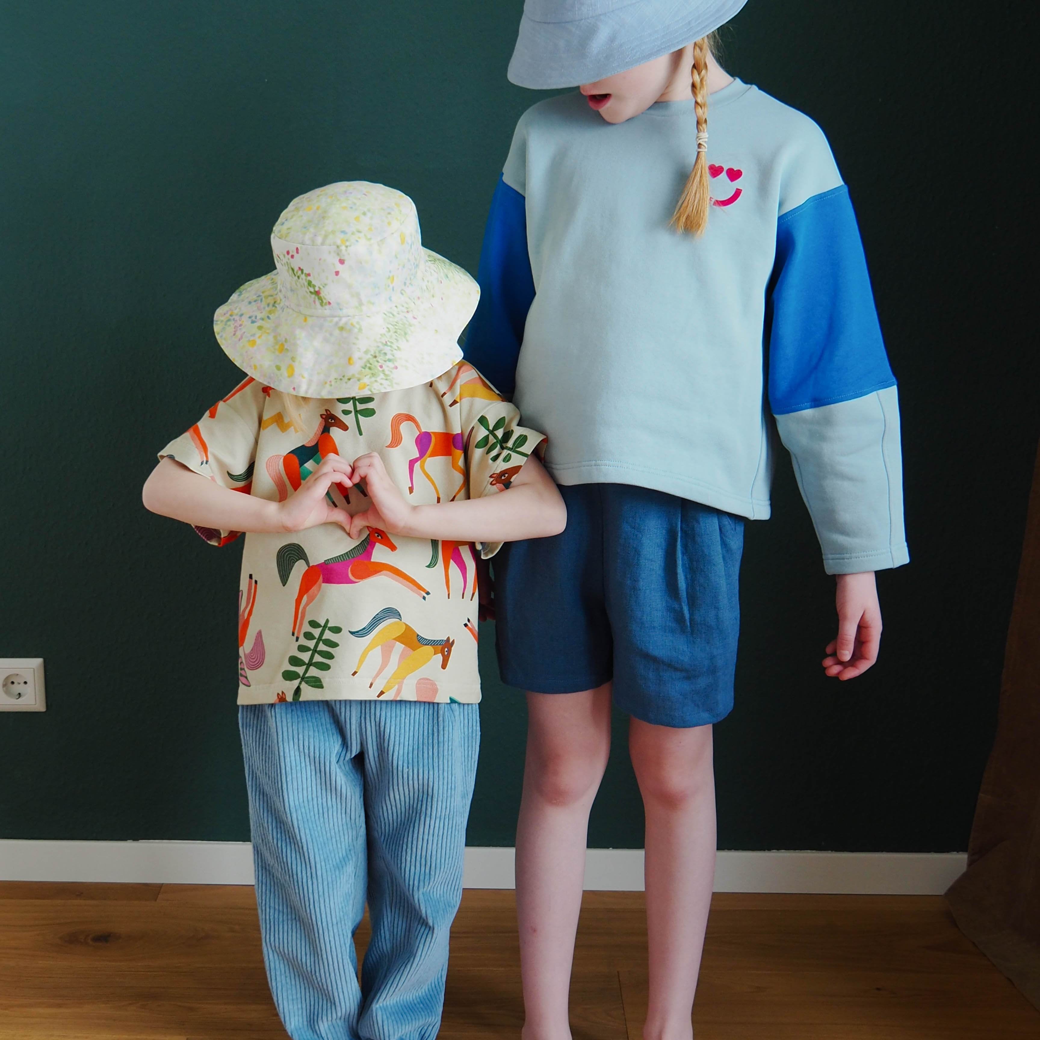 Smile Kids Jumper & T-Shirt 104 - 164 pattern and instructions - Sewando