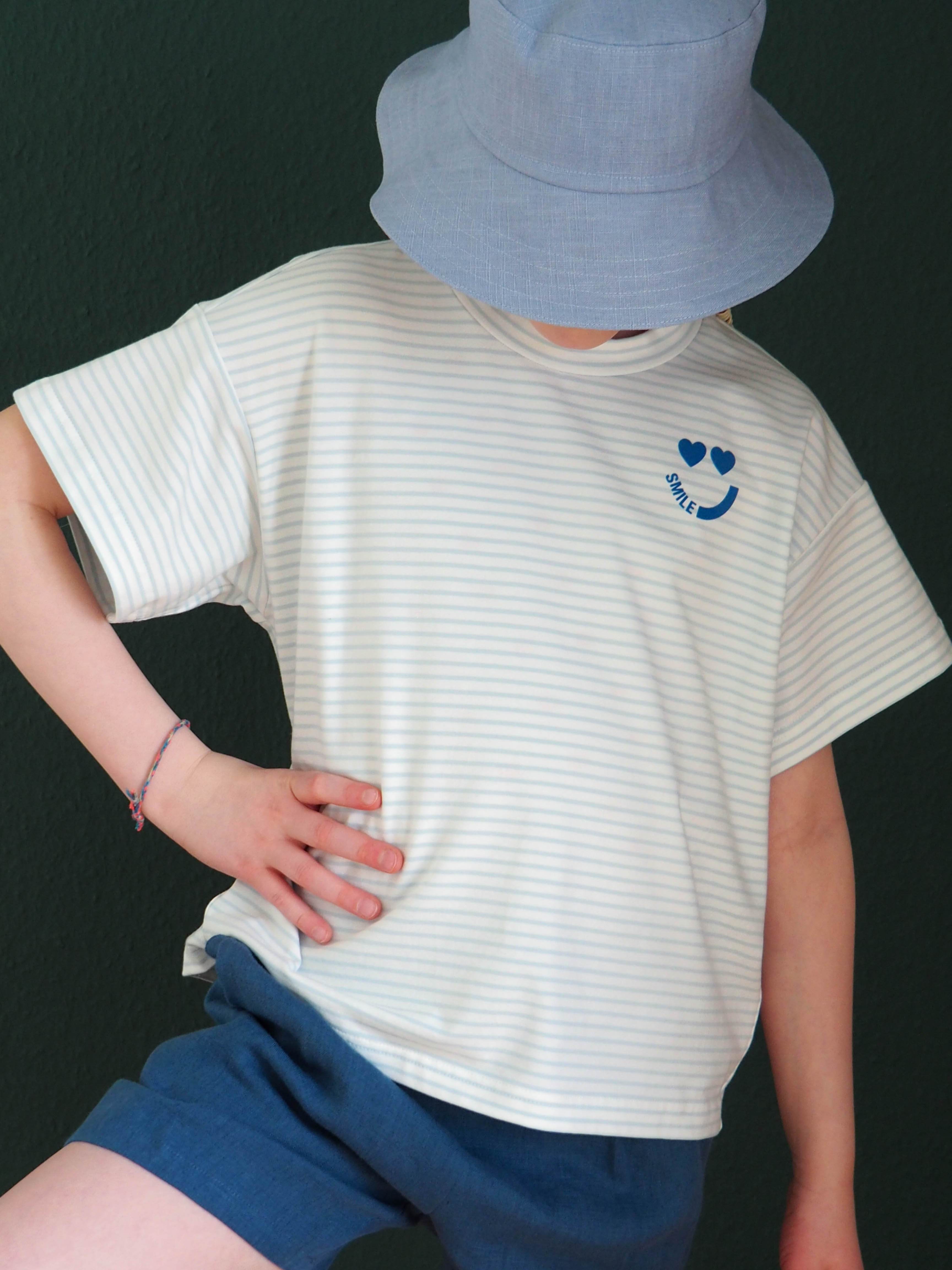 Smile Kids Jumper & T-Shirt 104 - 164 pattern and instructions - Sewando