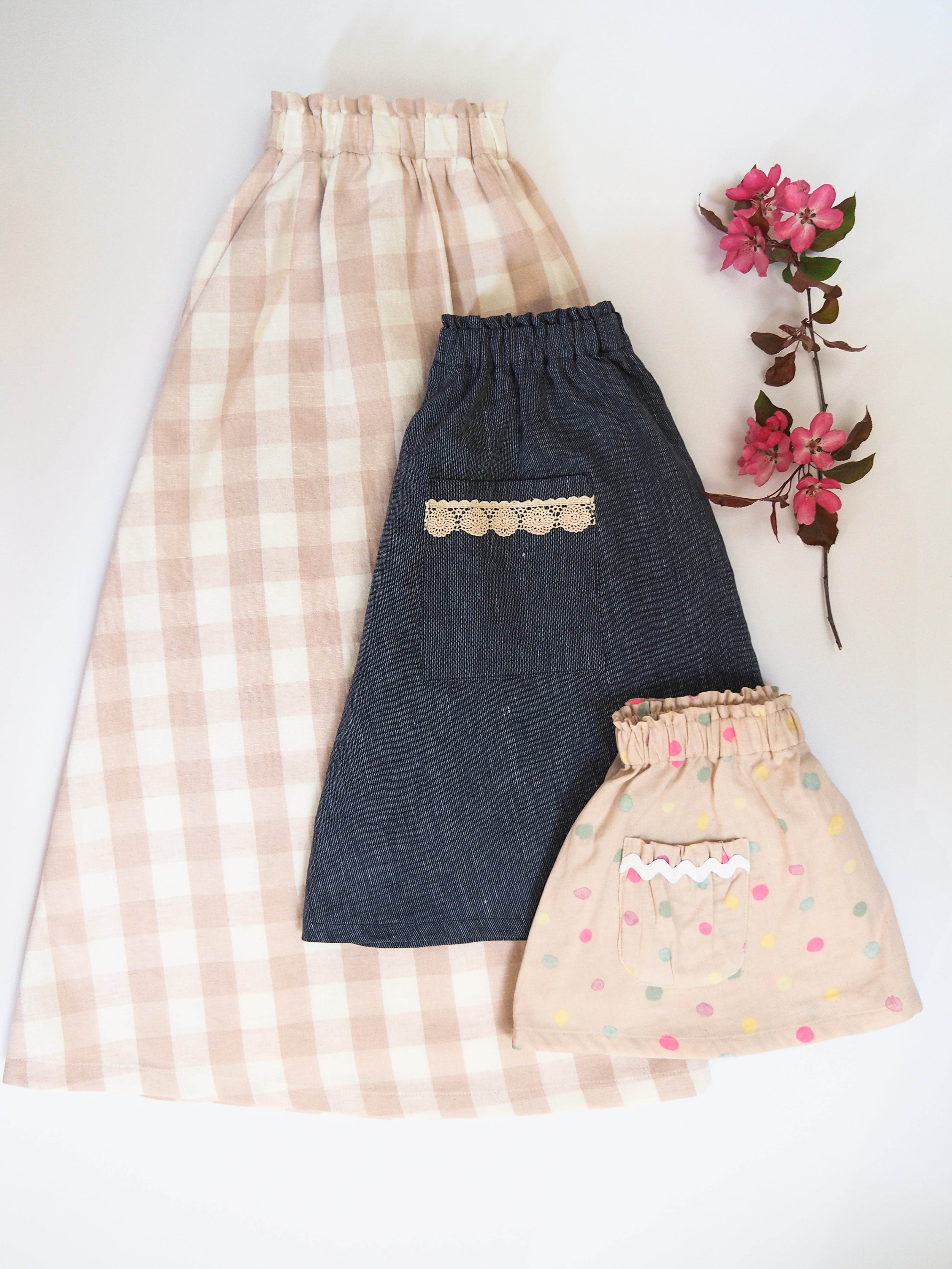 Ava Rock Mini & me - Schnittmuster für Damen Gr. 34-52 und Kinder 74/80 -158/164 - Sewando