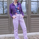 Schnittmuster PRIA- Jeans, Hose mit figurfreundlicher Längsnaht, fetzige Gesäßtaschen Gr. 34-54 - Sewando