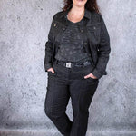 Schnittmuster PRIA- Jeans, Hose mit figurfreundlicher Längsnaht, fetzige Gesäßtaschen Gr. 34-54 - Sewando