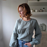 Schnittmuster Bluse Luise Gr. 34-50 - Sewando
