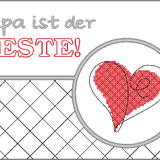 Stickdatei - Mugrug-Set "Vatertag"