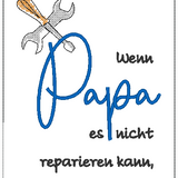 Stickdatei - Set "Schokoladenhüllen in div. Größen" zum Vatertag / Geburtstag