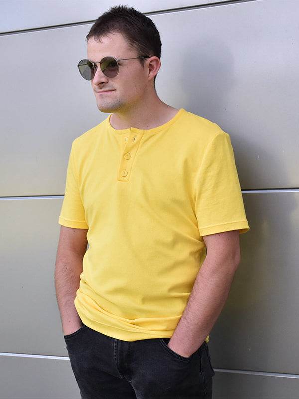 Schnittmuster Paulo - Poloshirt oder Rundhalsshirt für IHN Gr. 44-64 - Sewando
