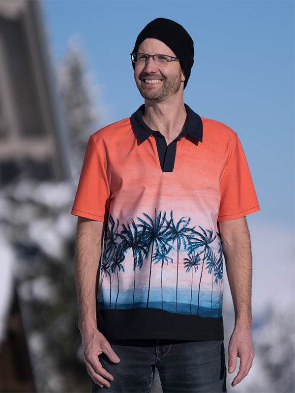 Schnittmuster Paulo - Poloshirt oder Rundhalsshirt für IHN Gr. 44-64 - Sewando