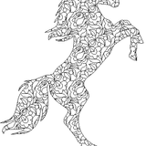 Stickdatei Tiere mit Füllmuster (8 Dateien) - Sewando