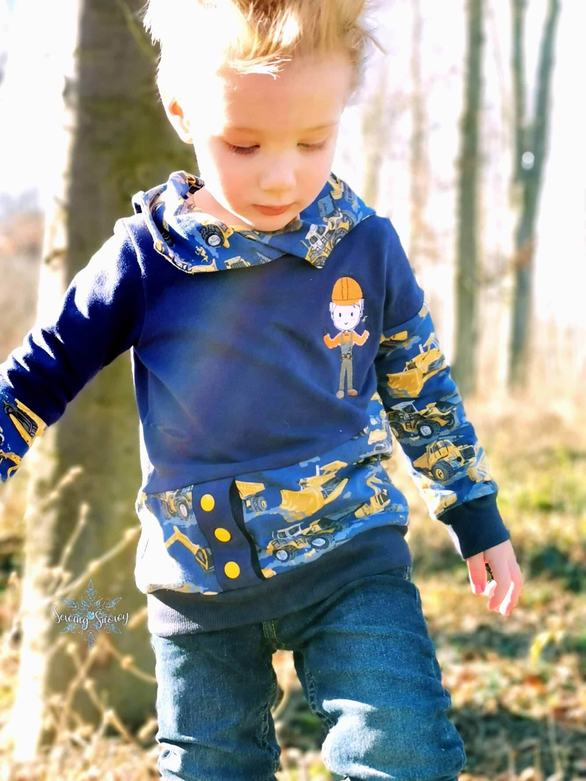 Bauarbeiter Stickdatei – der kleine Helfer mit Helm und Herz für deine Stickmaschine - Sewando