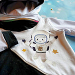 Astronaut Stickdatei – der kleine Weltraumabenteurer für deine Stickmaschine - Sewando