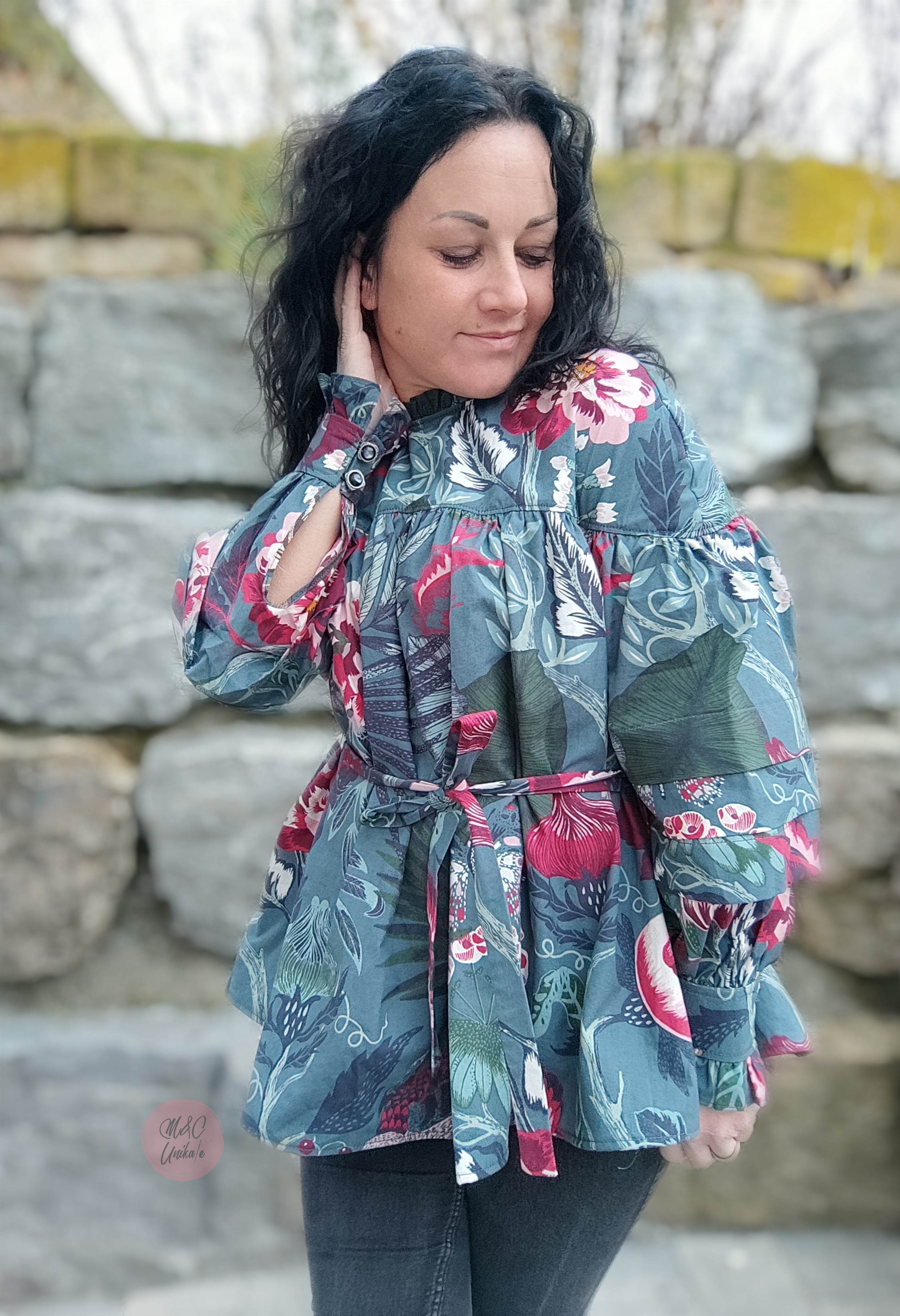 Schnittmuster Bluse Bernice Größen 34–50 - Sewando
