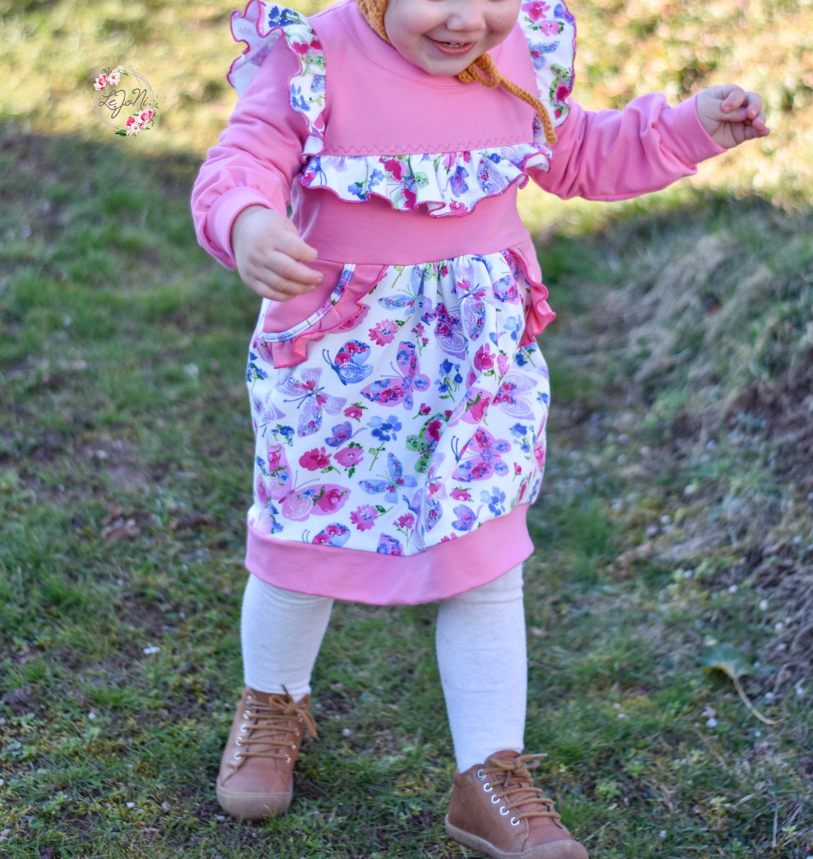 Schnittmuster KleiderElla Sweatkleid Gr. 80-140 - Sewando