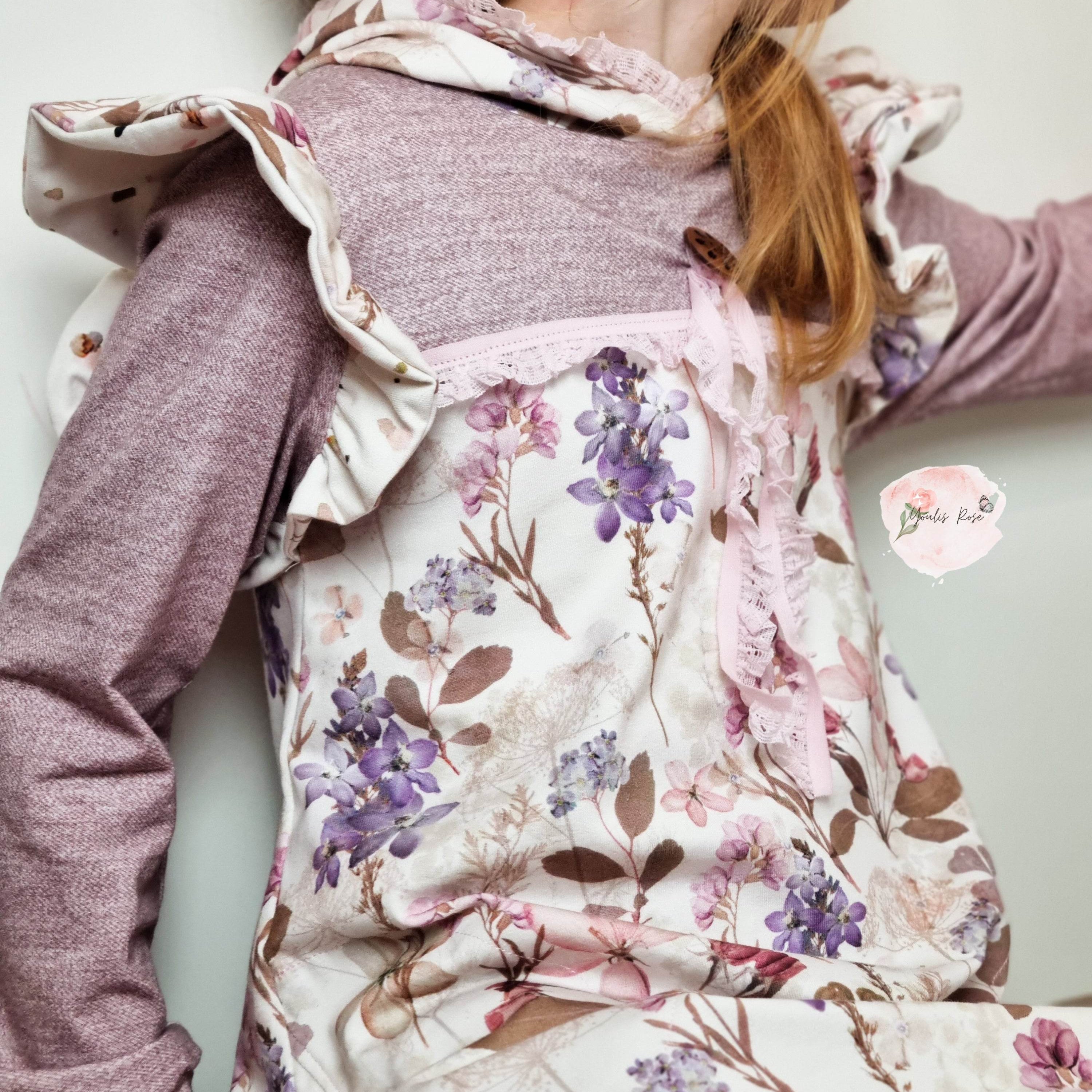 Schnittmuster Sweatkleid Milli inkl. Beamerdatei GR. 116-140 - Sewando