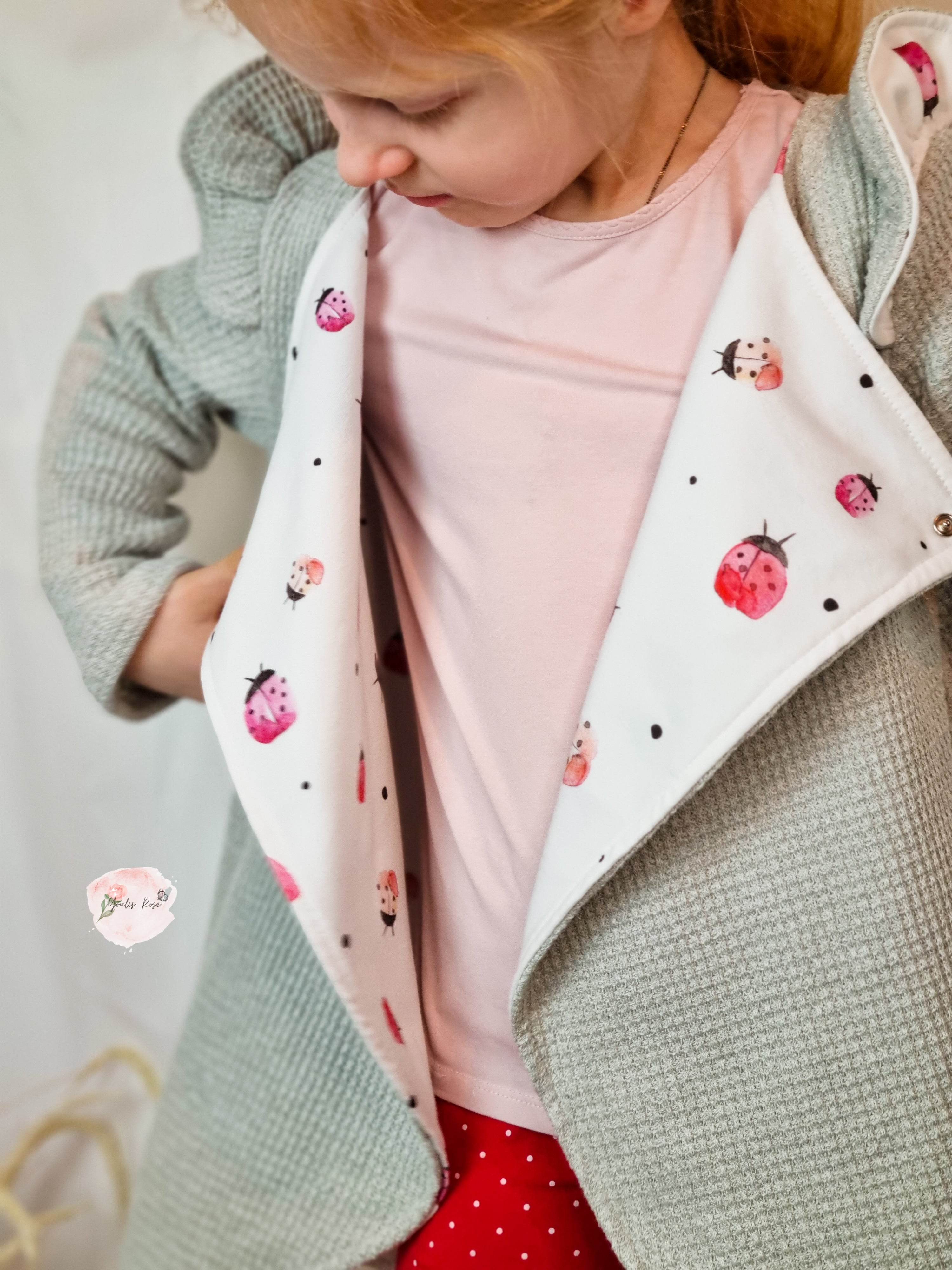 Schnittmuster Cardigan Clara Größen 86-140 - Sewando