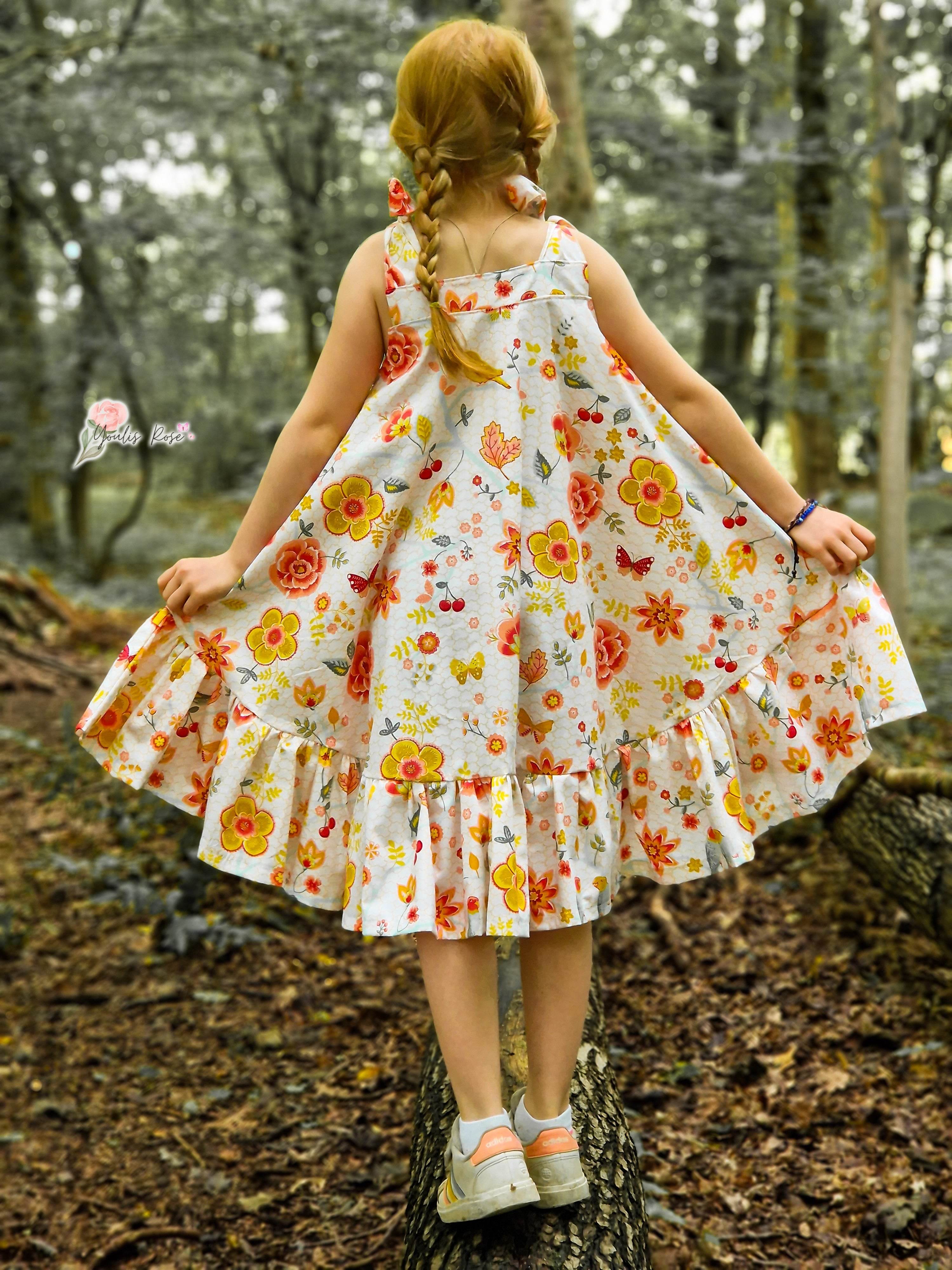 Schnittmuster Sommerkleid Charlotte Gr. 86-140 - Sewando