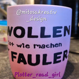 Plotterdatei "Faultier Sprüche" dxf, svg, jpeg