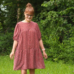 Schnittmuster Bluse POPPY - mit Puffärmeln und Variante Tunika und Kleid | Gr. 32-50 (PDF) - Sewando
