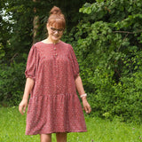 Schnittmuster Bluse POPPY - mit Puffärmeln und Variante Tunika und Kleid | Gr. 32-50 (PDF) - Sewando