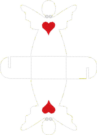 Stickdatei - Pralinen - Engel - Sewando