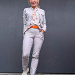 Schnittmuster PRIA- Jeans, Hose mit figurfreundlicher Längsnaht, fetzige Gesäßtaschen Gr. 34-54 - Sewando