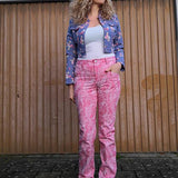 Schnittmuster PRIA- Jeans, Hose mit figurfreundlicher Längsnaht, fetzige Gesäßtaschen Gr. 34-54 - Sewando