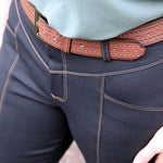 Schnittmuster PRIA- Jeans, Hose mit figurfreundlicher Längsnaht, fetzige Gesäßtaschen Gr. 34-54 - Sewando