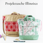 eBook Projekttasche ILLINOIS21 Nähanleitung Schnittmuster - Sewando