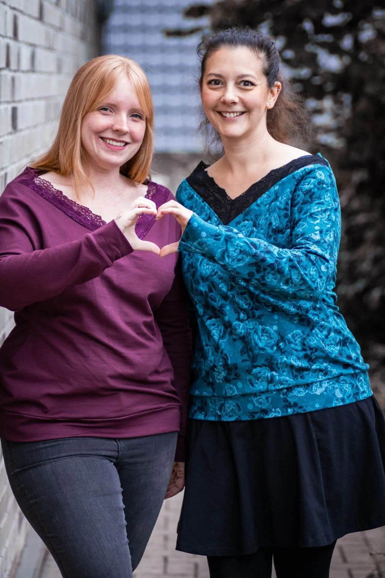 Schnittmuster Pullover Peridot Gr. 32 - 56 DE - Sewando