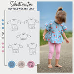 RUFFLE SWEATER LINA 80-164 - Sewando