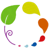Stickdatei - Rainbow-Mix (10 Dateien) inkl. ITH-Untersetzer - Sewando