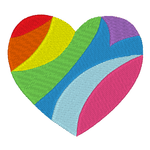 Stickdatei - Rainbow-Mix (10 Dateien) inkl. ITH-Untersetzer - Sewando