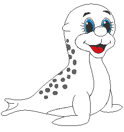 Stickdatei - Robbe (Doodle) in 3 Größen - Sewando