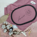 Rose Stickdatei – filigranes Forever-Motiv für deine Stickmaschine - Sewando