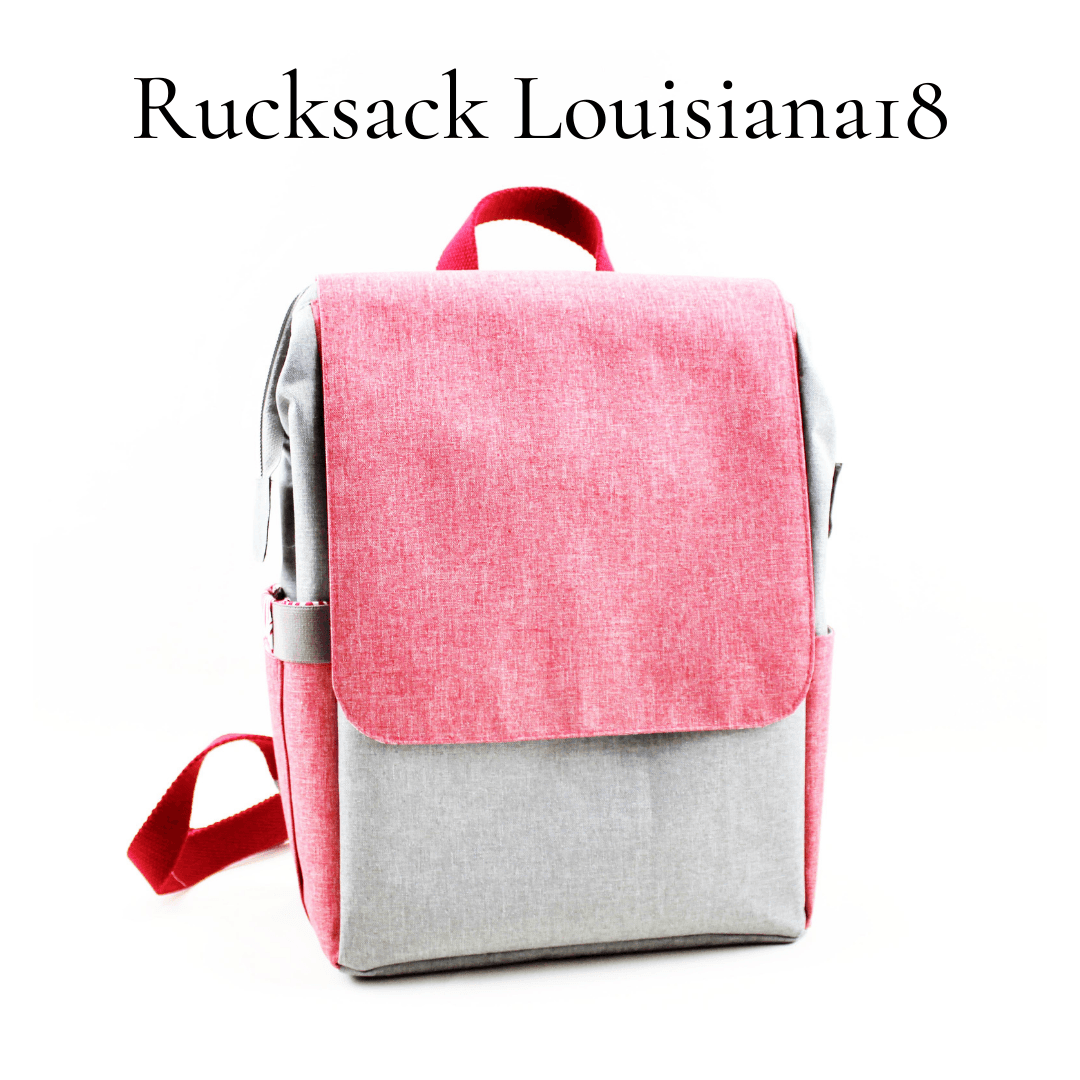 eBook Rucksack LOUISIANA18 Nähanleitung Schnittmuster - Sewando