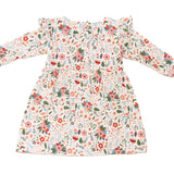 Schnittmuster Mädchenkleid ELLA – Retro Kleid mit Volants in buntem Blumenmuster