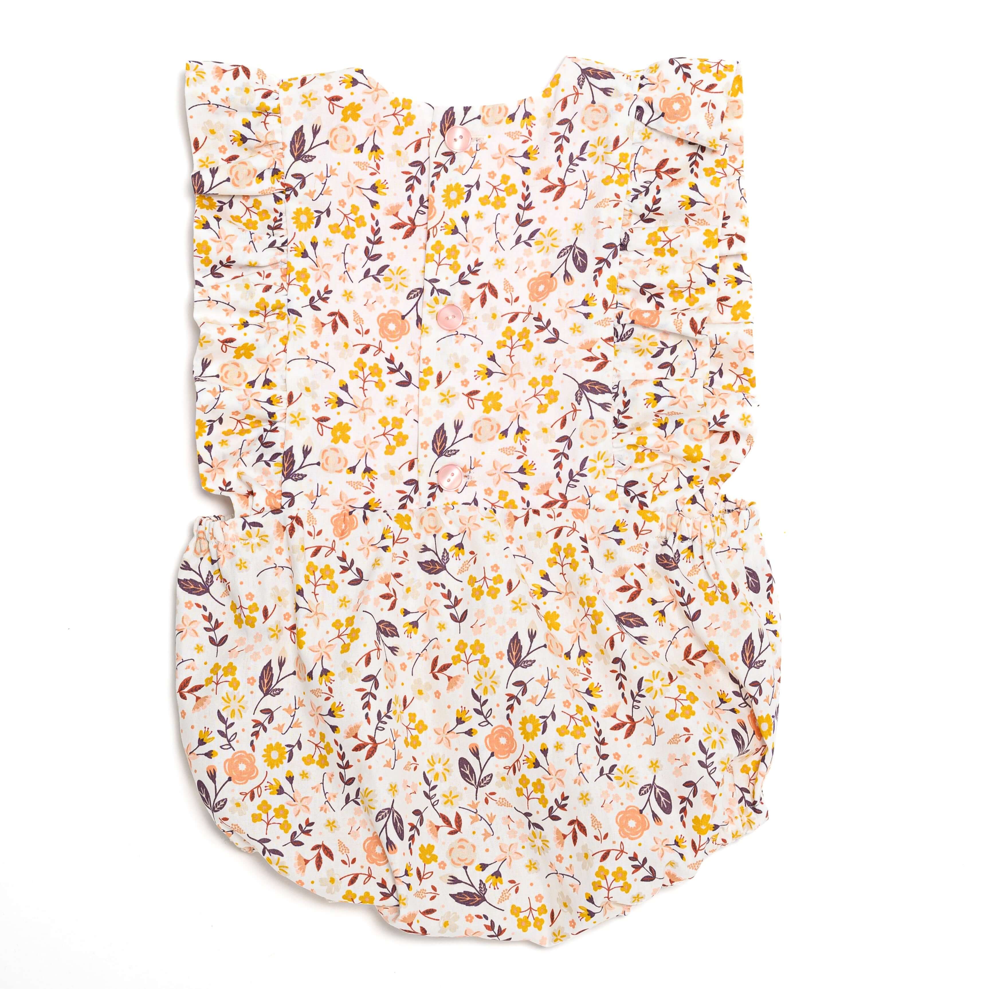 Chiara Schnittmuster Baby Mädchen Bloomer/Kurzoverall  PDF | Sommer-Strampler | Größe 50–92 | Luftig & einfach zu nähen |