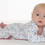 Schnittmuster Strampler LISA PDF Baby, gemütlicher Strampler für Babys, langärmeliger und fußloser Schlafoverall.