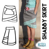 Schnittmuster Rock "Shabby Skirt Kids" Gr. 74 - 164
