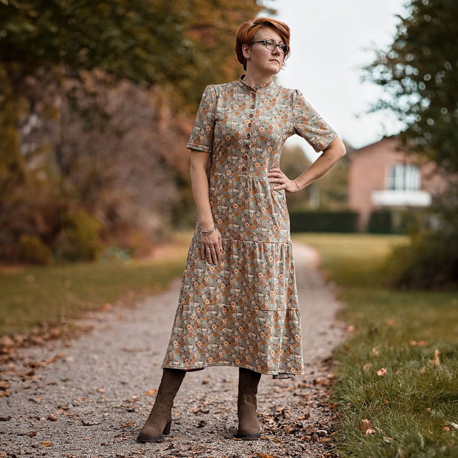 Boho Maxikleid Damen | Schnittmuster + Anleitung | Gr. 32-52 | Anfänger - Sewando