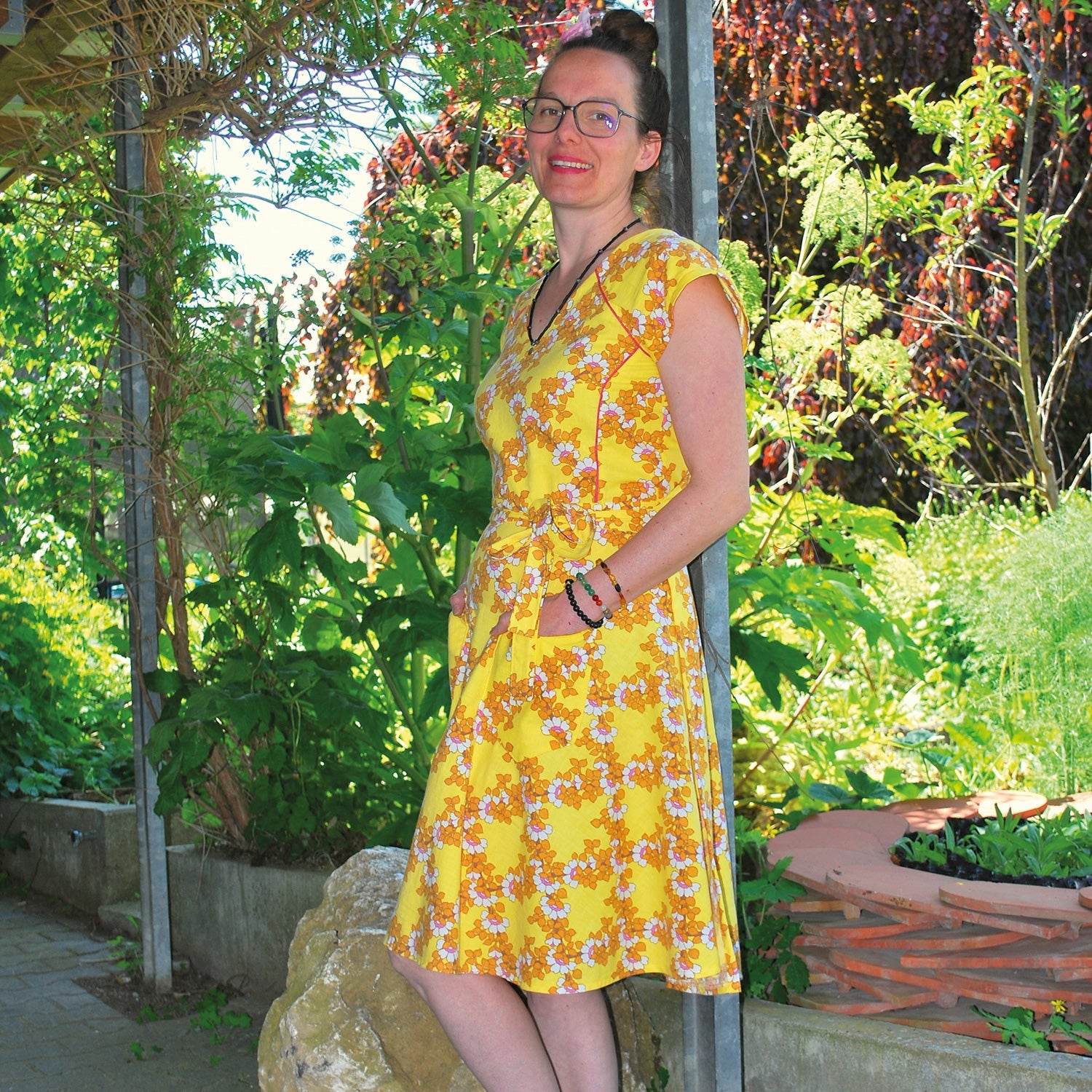 Vintage Wickelkleid und Bluse | Schnittmuster + Anleitung | Gr. 32-58 | Anfänger - Sewando
