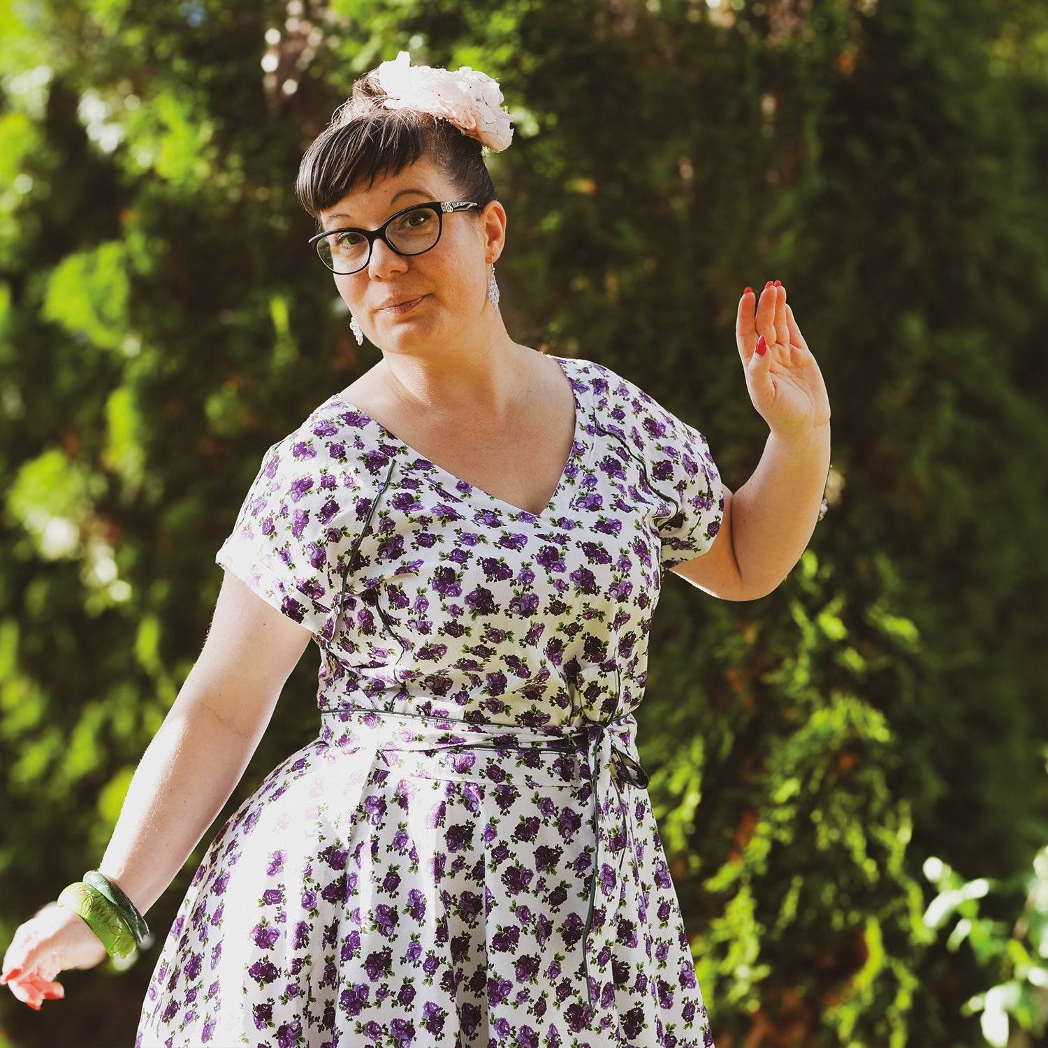 Vintage Wickelkleid und Bluse | Schnittmuster + Anleitung | Gr. 32-58 | Anfänger - Sewando
