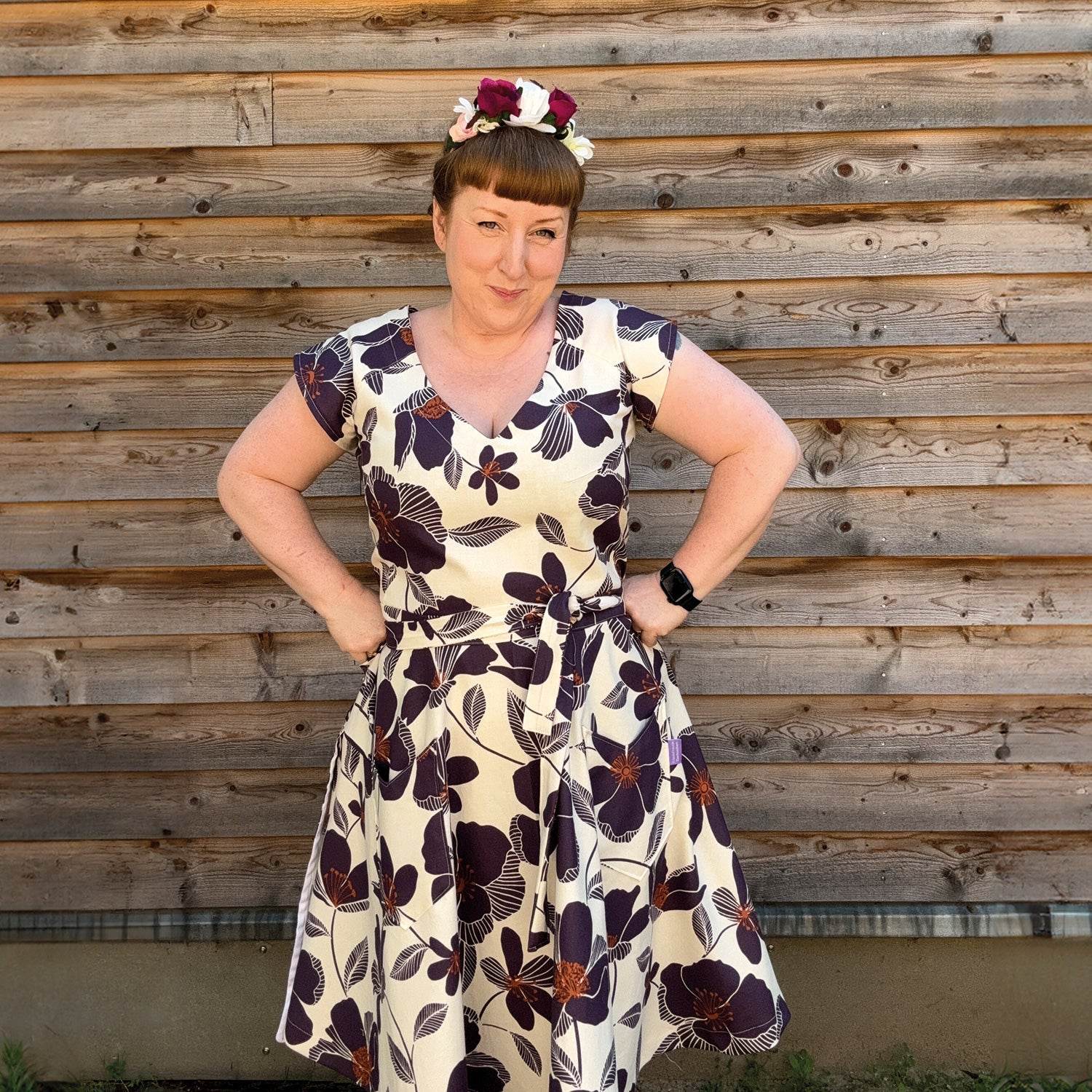 Vintage Wickelkleid und Bluse | Schnittmuster + Anleitung | Gr. 32-58 | Anfänger - Sewando
