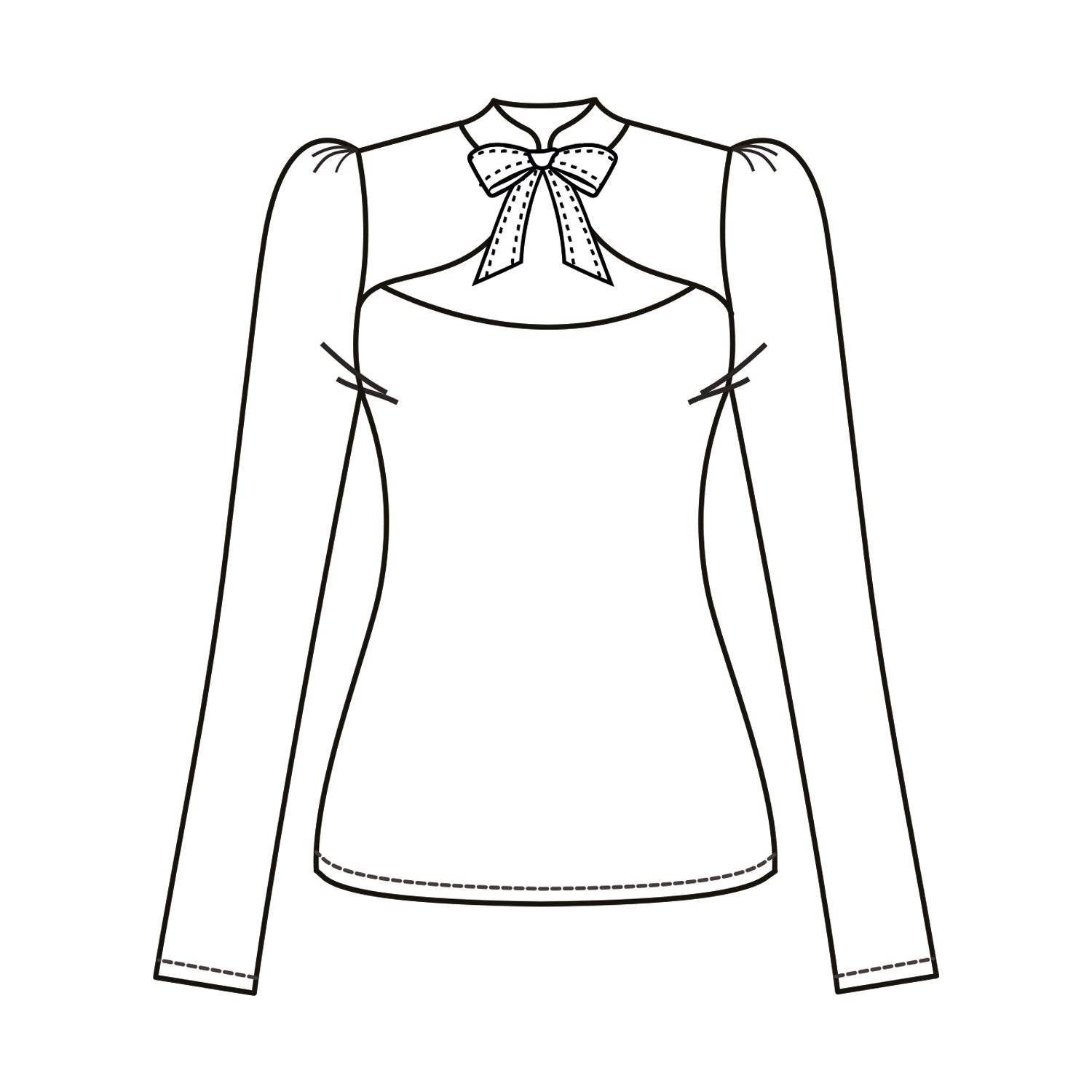 Shirt mit Stehkragen | Schnittmuster + Anleitung | Gr. 32-52 | Anfänger - Sewando