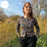 Blazer mit Schlösschen | PDF Schnittmuster + Anleitung PDF | Gr. 32-52 | Anfänger | deutsch :