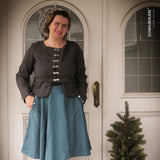 Blazer mit Schlösschen | PDF Schnittmuster + Anleitung PDF | Gr. 32-52 | Anfänger | deutsch :