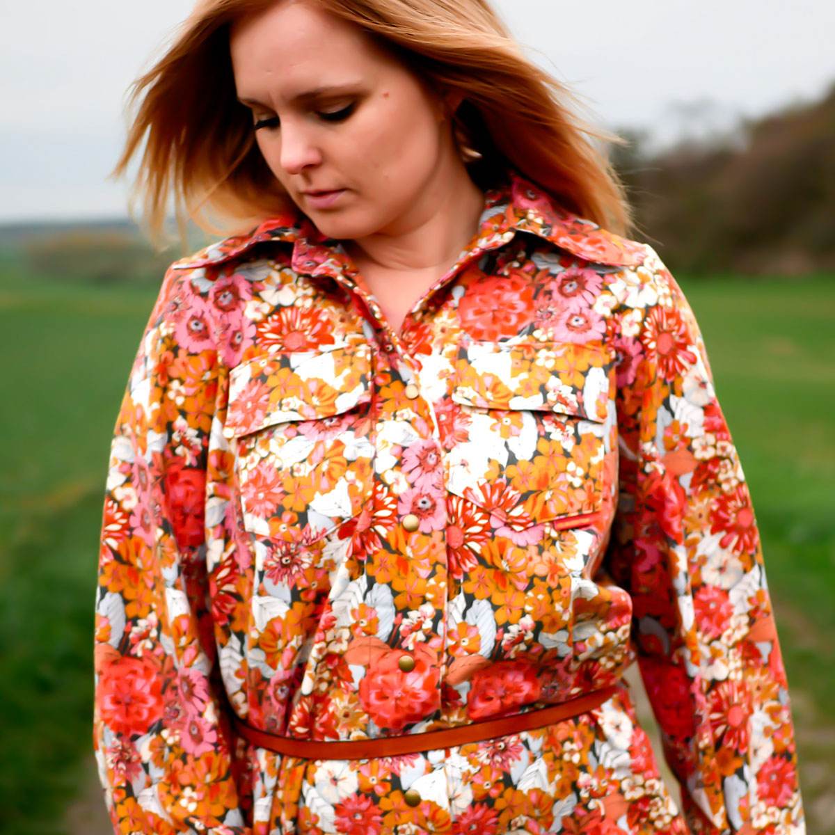 Flanellhemd & Kleid | Schnittmuster für Frauen + Anleitung PDF | Gr. 32-58 | für Anfänger - Sewando