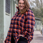 Flanellhemd & Kleid | Schnittmuster für Frauen + Anleitung PDF | Gr. 32-58 | für Anfänger - Sewando