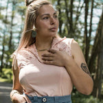 Vintageshirt mit überschnittenen Ärmeln | Schnittmuster + Anleitung | Gr. 32-58 | Anfänger - Sewando