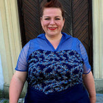 Vintageshirt mit überschnittenen Ärmeln | Schnittmuster + Anleitung | Gr. 32-58 | Anfänger - Sewando